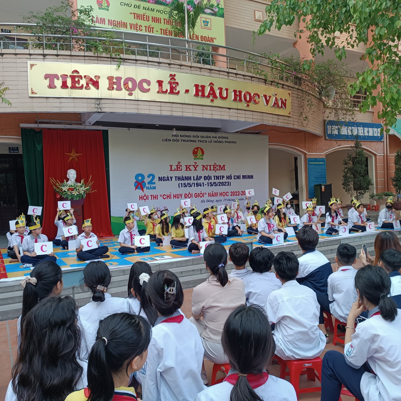 Lễ kỷ niệm 82 năm Ngày thành lập Đội Thiếu niên tiền phong Hồ Chí Minh và Hội thi " Chỉ huy Đội giỏi năm học 2022 - 2023